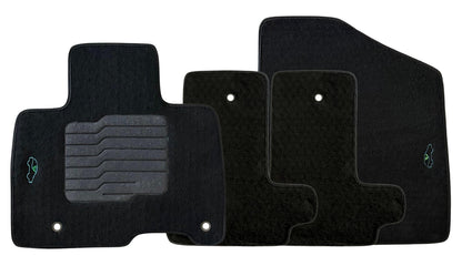Carpet Floor Mats for 2022 to 2026 Kia Carnival 8 Passenger, Front and Rear, Black