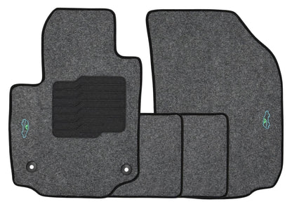 Floor Mats Gray Carpet for 2018 to 2024 Chevrolet Equinox / GMC Terrain