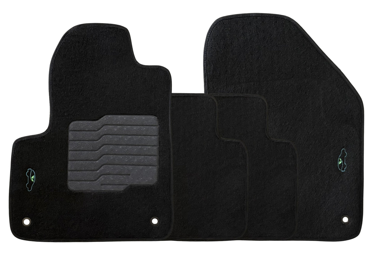 Carpet Floor Mats Fit for 2014 to 2023 Jeep Cherokee, Front and Rear