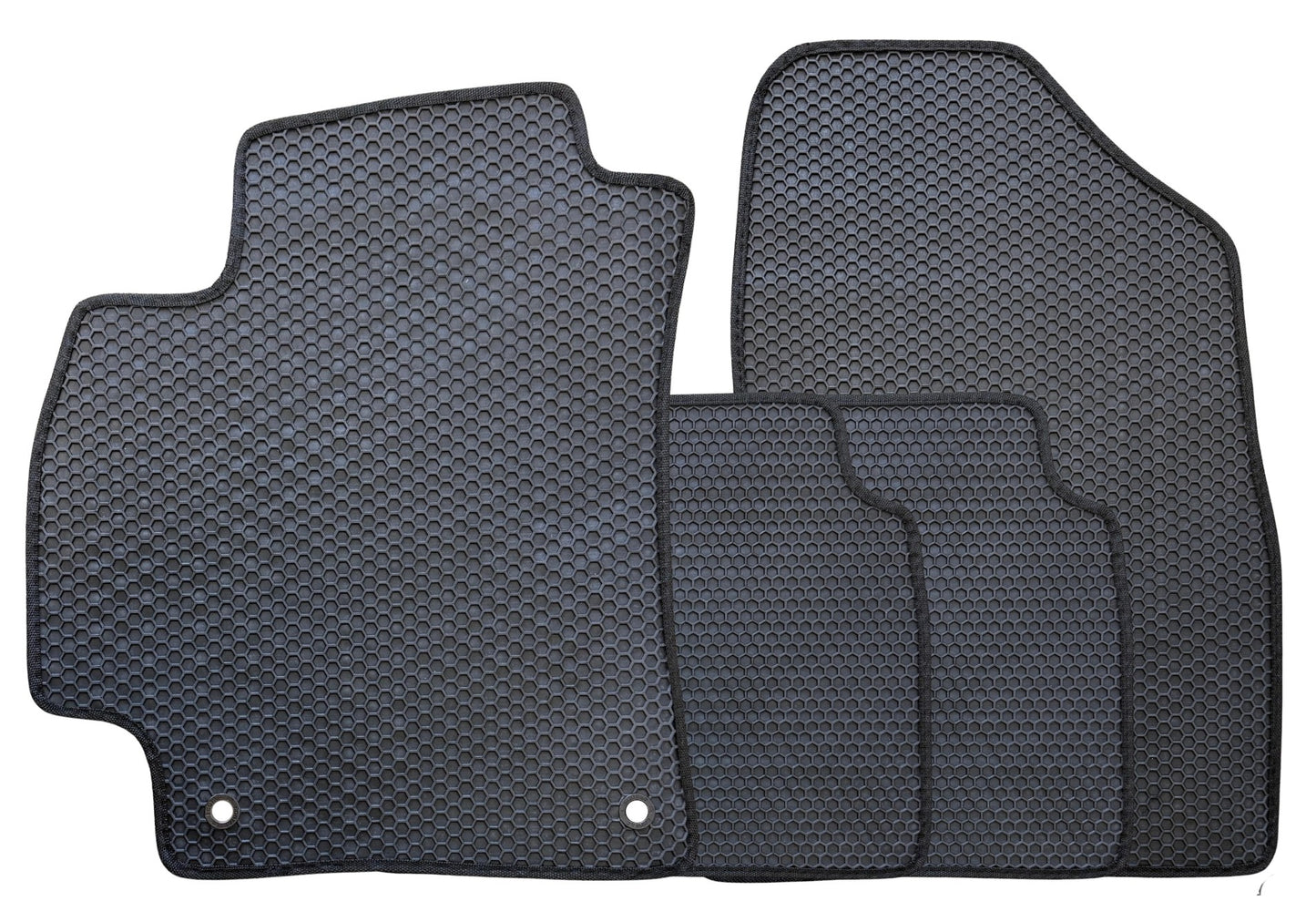 All Weather Honeycomb Floor Mats for 2025 to 2026 Kia K4, Front and Rear