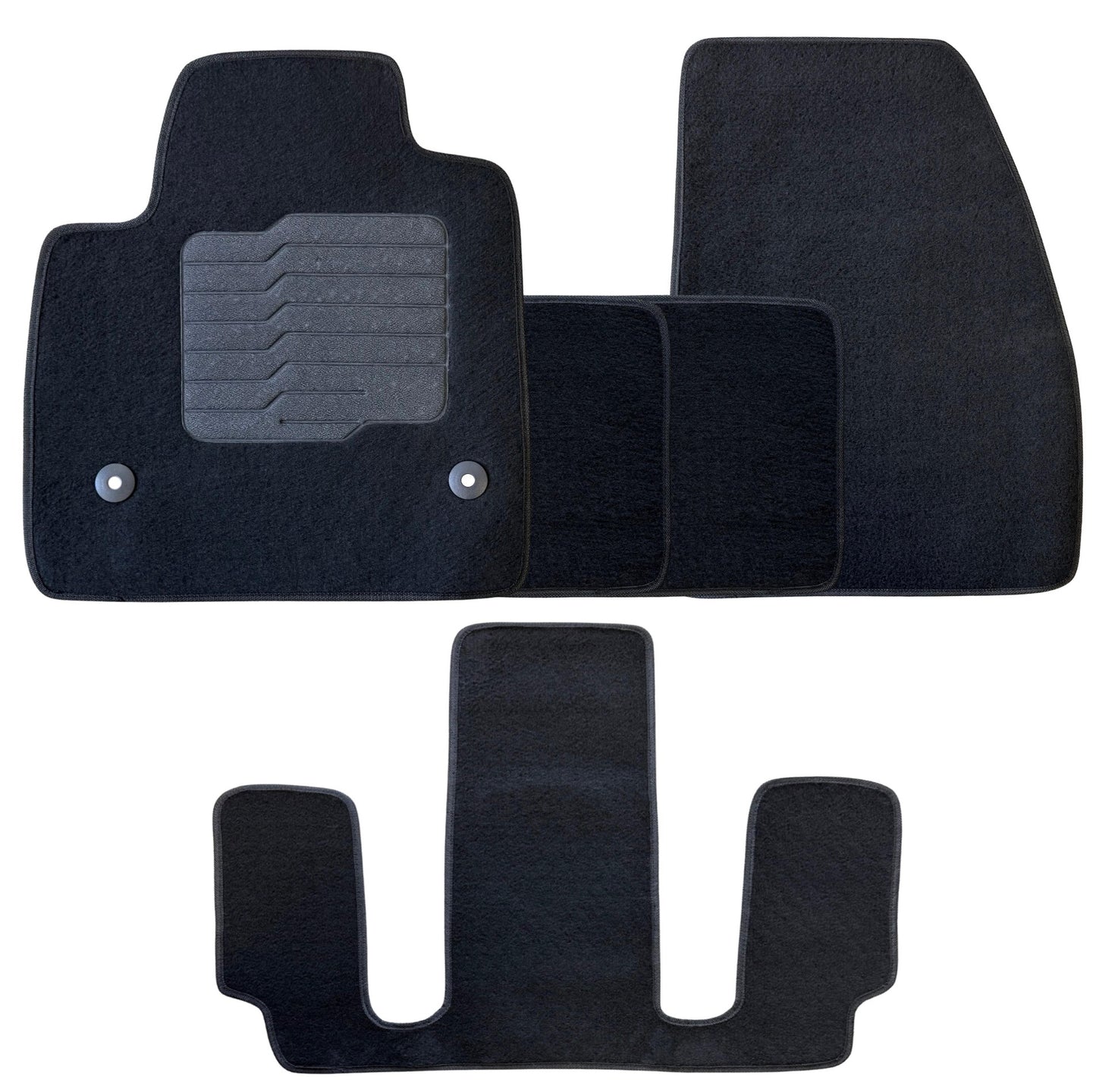 Carpet Floor Mats for 2017 to 2023 GMC Acadia, Full set (including 3rd Row)
