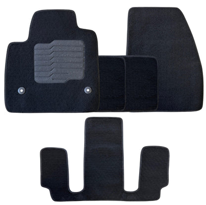 Carpet Floor Mats for 2017 to 2023 GMC Acadia, Full set (including 3rd Row)