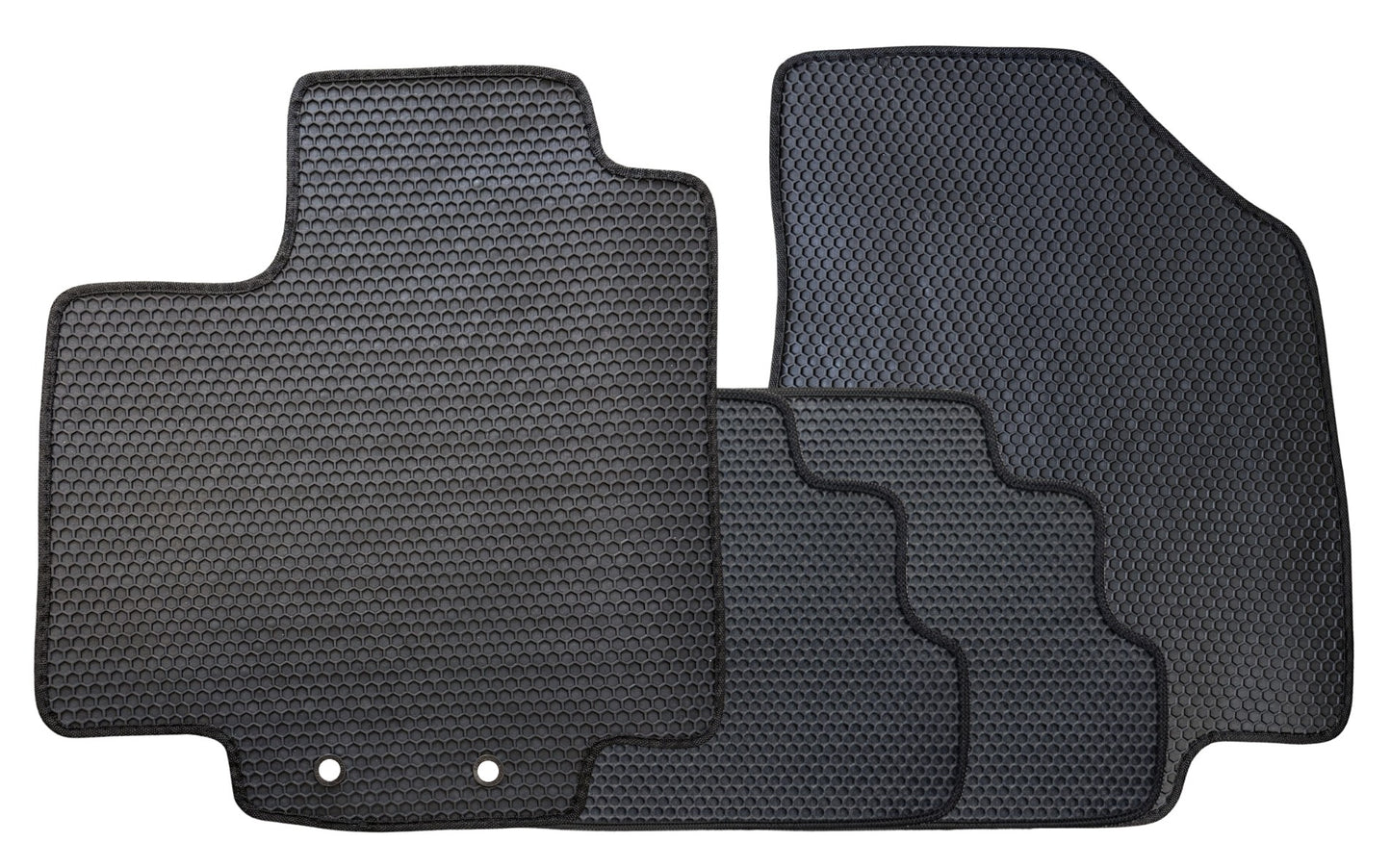 Floor Mats All Weather Honeycomb for 2022 to 2026 Nissan Pathfinder / QX60, Front and Rear