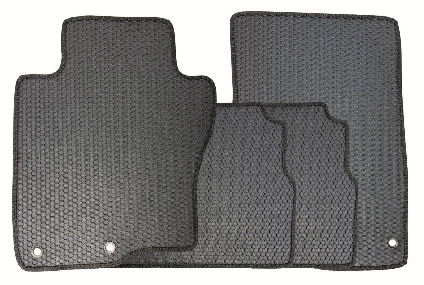 All Weather Honeycomb Floor Mats for 2022 to 2026 Nissan Frontier Crew Cab