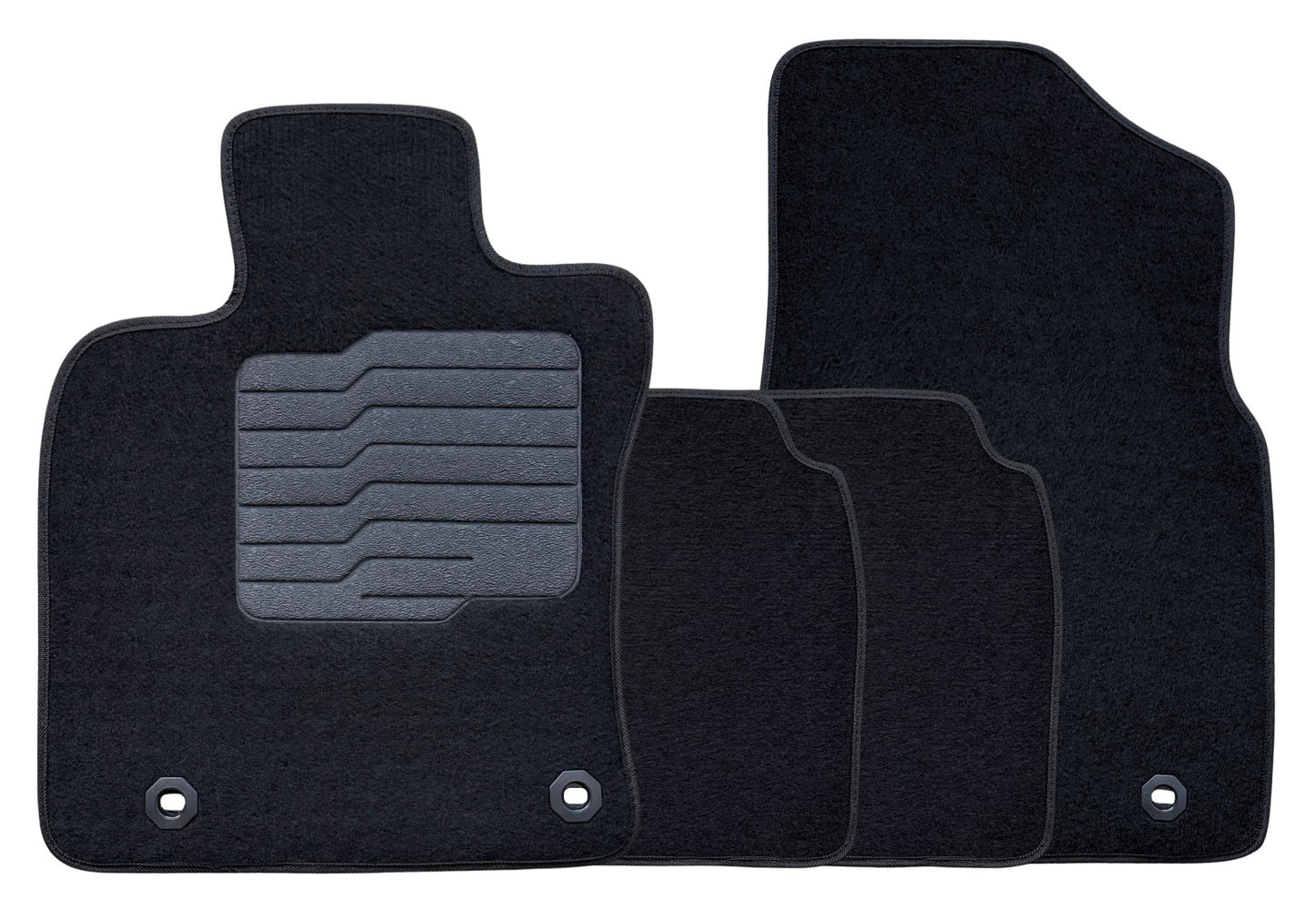 Carpet Floor Mats for 2019 to 2025 Lexus ES350/ES300h, Front and Rear, Black