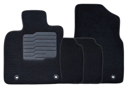 Carpet Floor Mats for 2019 to 2025 Lexus ES350/ES300h, Front and Rear, Black