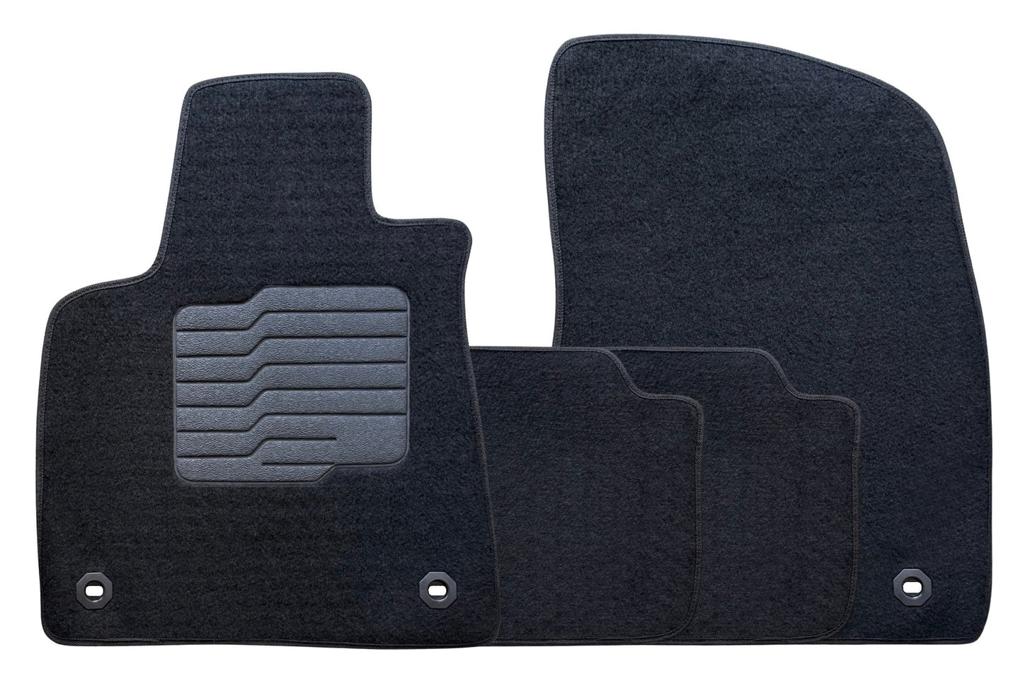 Carpet Floor Mats for 2016-2022 Lexus RX350 RX450h / 2018-2022 RX350L RX450HL, Front and Rear, Black