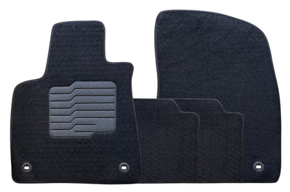 Carpet Floor Mats for 2016-2022 Lexus RX350 RX450h / 2018-2022 RX350L RX450HL, Front and Rear, Black