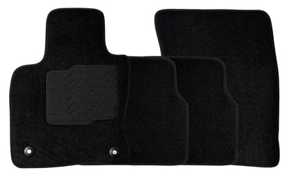 Carpet Floor Mats for 2020 to 2026 Ford Escape, Front and Rear, Black