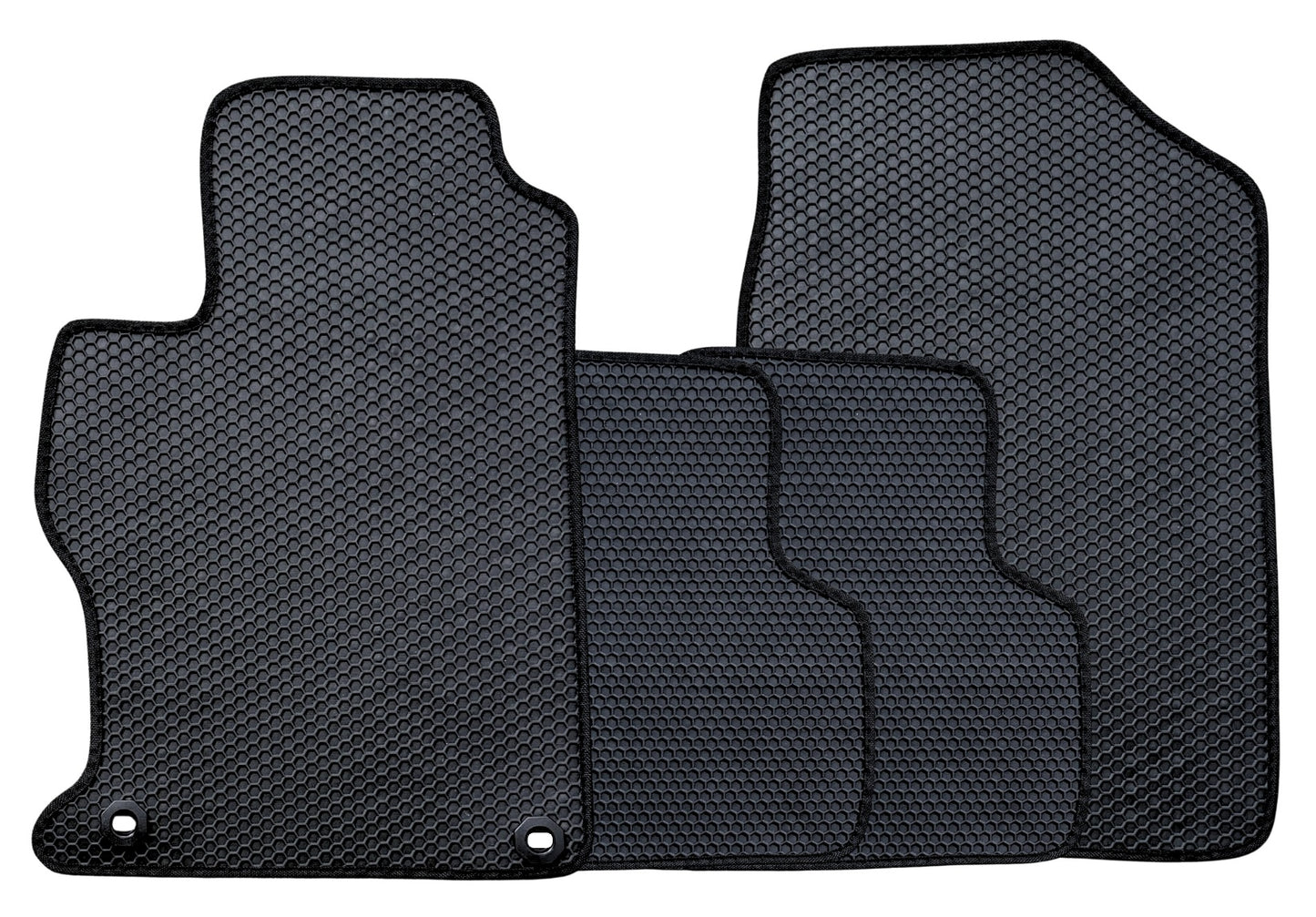 All Weather Honeycomb Floor Mats for 2012 to 2015 Honda Civic, Front and Rear