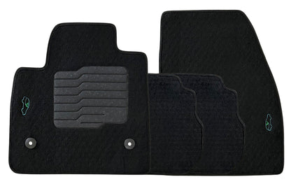 Carpet Floor Mats for 2017 to 2026 Cadillac XT5, front and Rear, Black