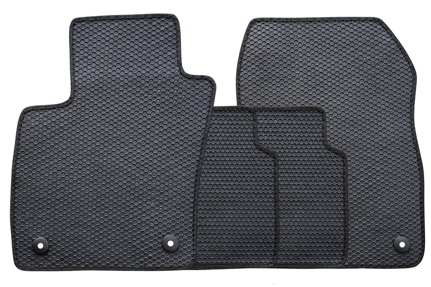 All Weather Honeycomb Floor Mats for 2025 to 2026 Nissan Kicks, Front and Rear