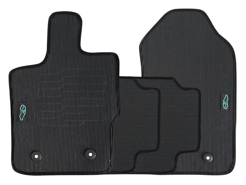 All Weather Floor Mats for 2019 to 2023 Ford Ranger SuperCrew Cab Models