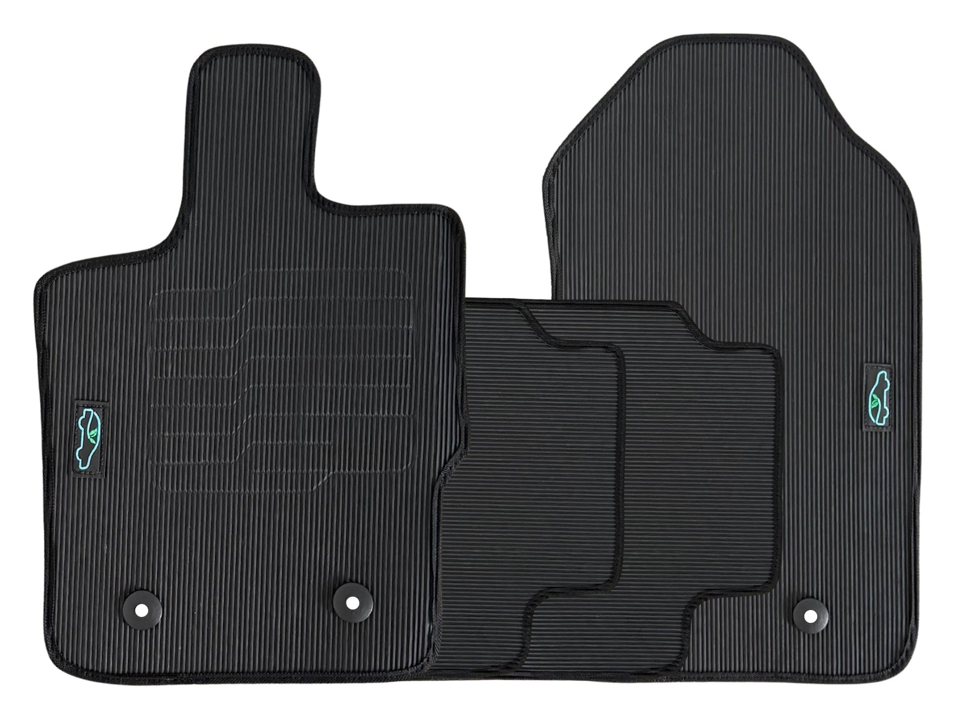 All Weather Floor Mats for 2019 to 2023 Ford Ranger SuperCrew Cab Models