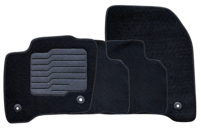 Carpet Floor Mats for 2019 to 2023 Lincoln Nautilus, Front and Rear, Black