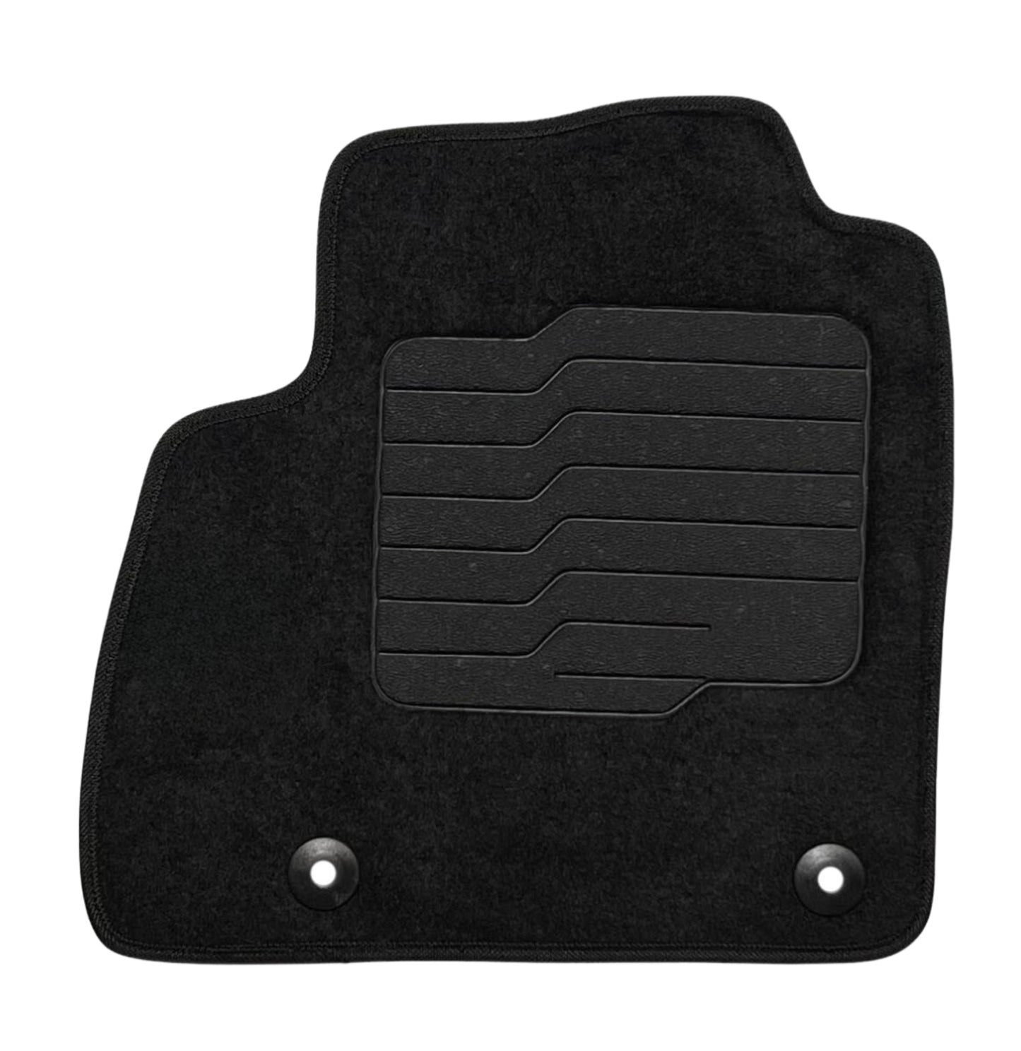 Carpet Floor Mats for 2016 to 2019 Chevrolet Cruze (Not for 2016 Cruze Limited), Front and Rear, Black