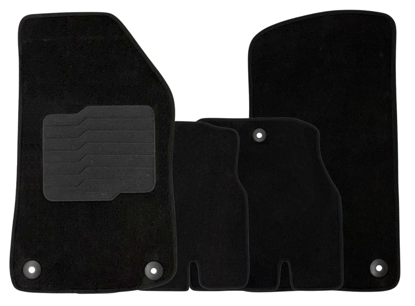 Carpet Floor Mats for 2018 to 2026 Jeep Wrangler JL 4 Doors Models (Not for JK/Not PHEV/Not 2-Door)