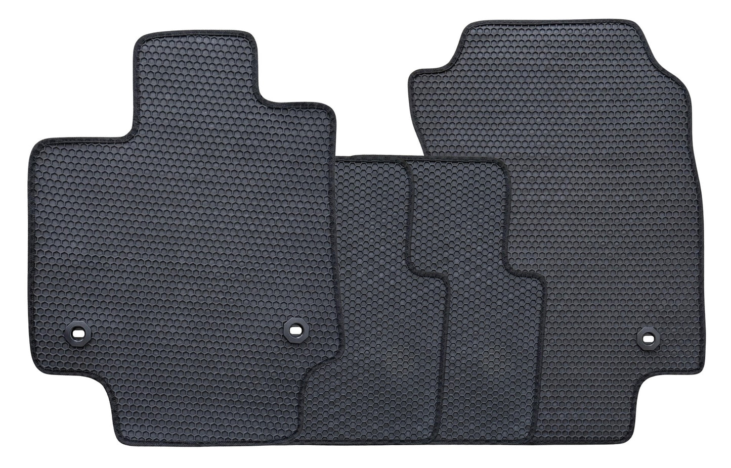 All Weather Honeycomb Floor Mats for 2022 to 2026 Lexus NX250/NX350, Front and Rear, Black