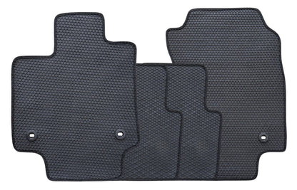All Weather Honeycomb Floor Mats for 2022 to 2026 Lexus NX250/NX350, Front and Rear, Black