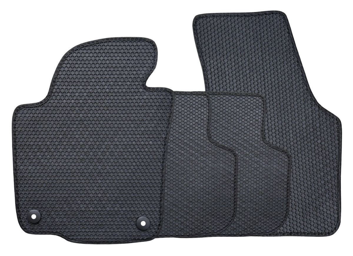 All Weather Honeycomb Floor Mats for 2020 to 2022 Volkswagen Passat, Front and Rear