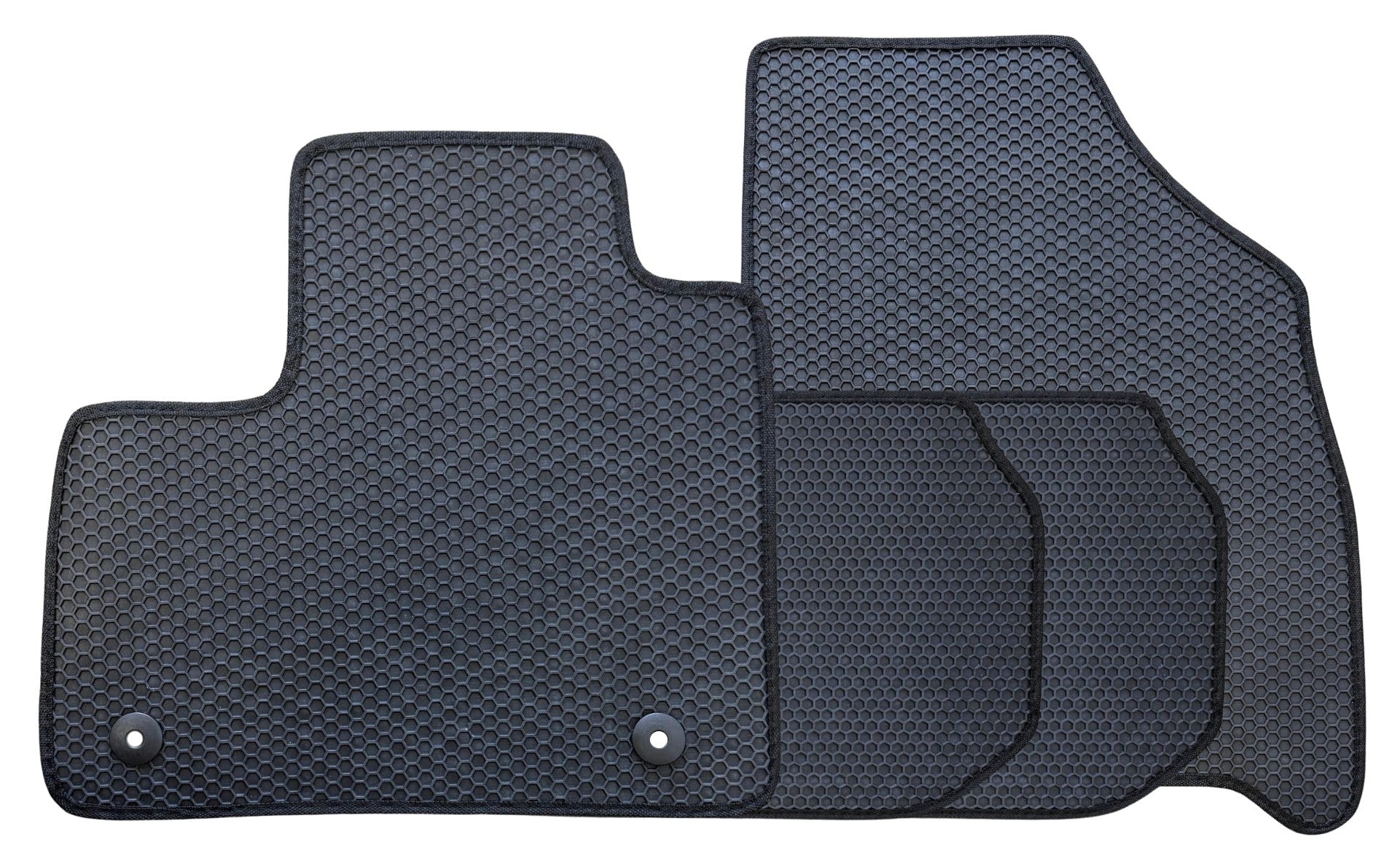 All Weather Honeycomb Floor Mats for 2025 to 2026 Chevrolet Traverse, Front and Rear