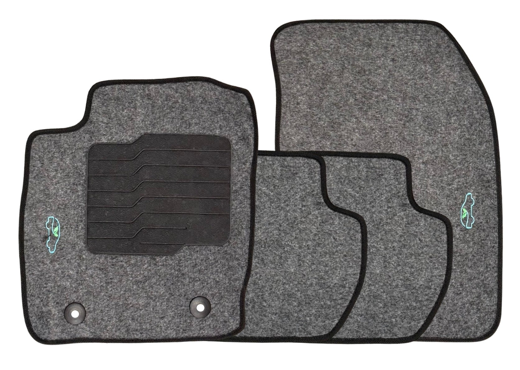 Carpet Floor Mats For 2018 to 2022 Ford EcoSport - Gray