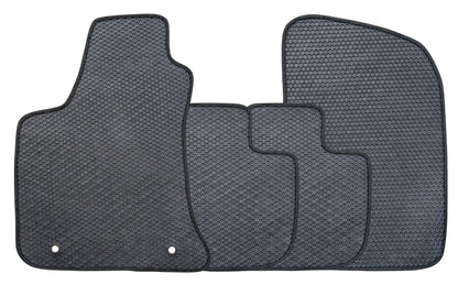 All Weather Honeycomb Floor Mats for 2011 to 2023 Dodge Charger and Chrysler 300 RWD (Not fit for AWD), Front and Rear