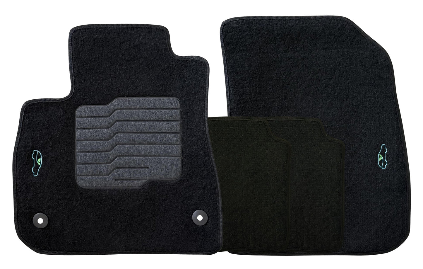 Carpet Floor Mats For 2016 to 2025 Chevrolet Malibu, Front and Rear
