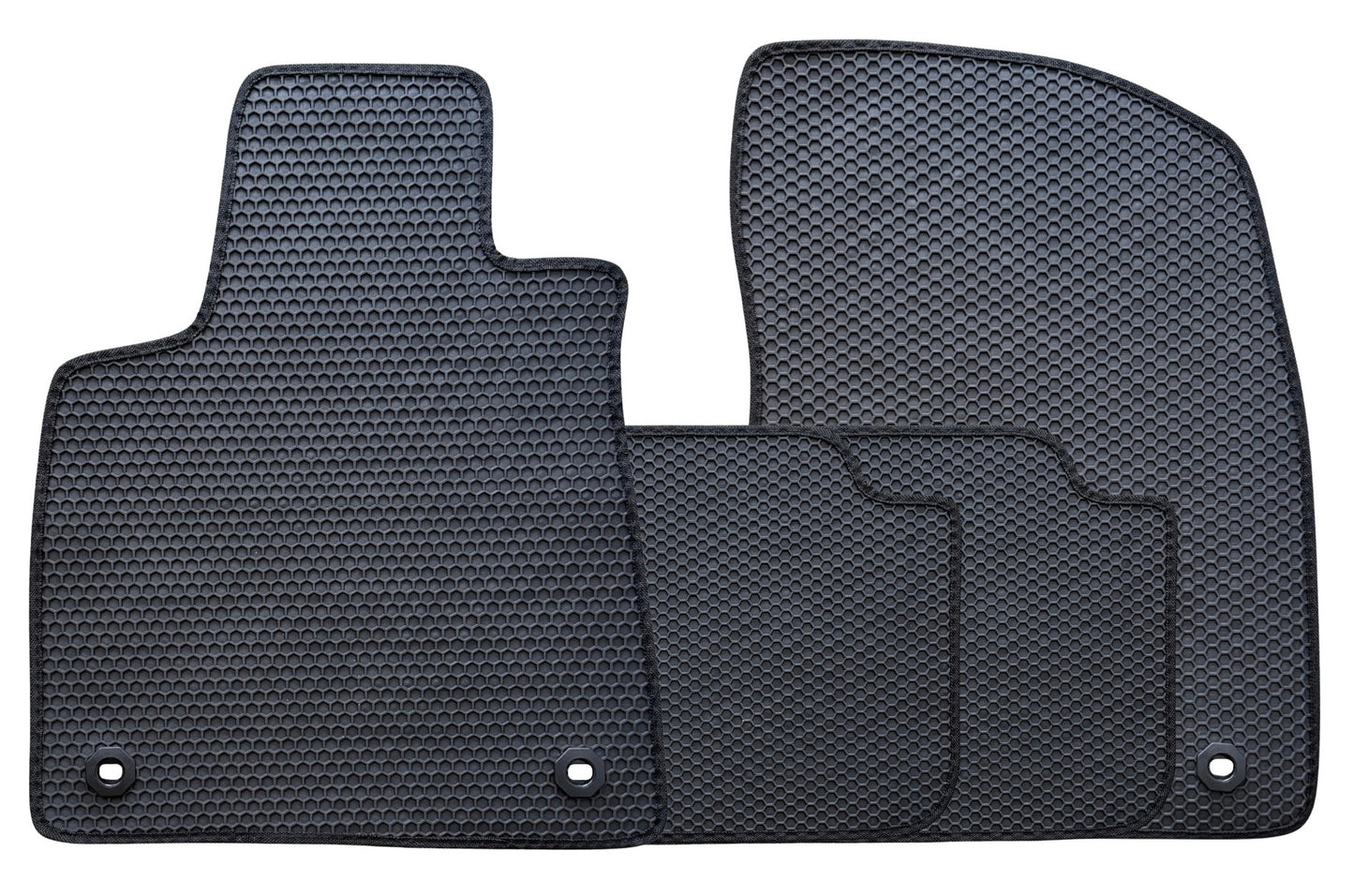 All Weather Honeycomb Floor Mats for 2016-2022 Lexus RX350 RX450h / 2018-2022 RX350L RX450HL, Front and Rear
