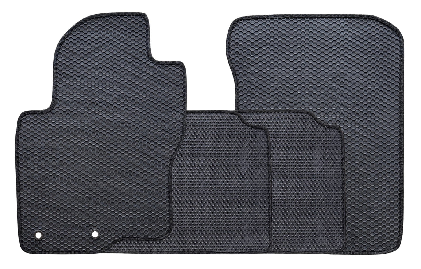 All Weather Honeycomb Floor Mats for 2011 to 2021 Nissan Frontier Crew Cab