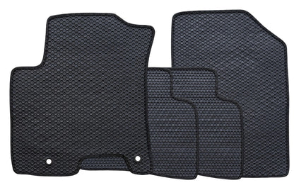 All Weather Honeycomb Floor Mats for 2020 to 2026 Hyundai Venue, Front and Rear