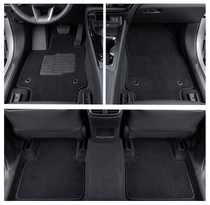 Carpet Floor Mats for 2022 to 2026 Lexus NX250/NX350, Front and Rear, Black