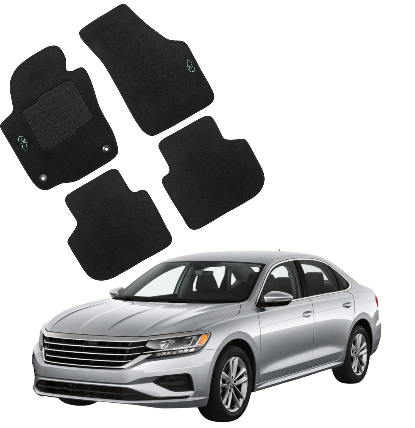 Carpet Floor Mats for 2020 to 2022 Volkswagen Passat