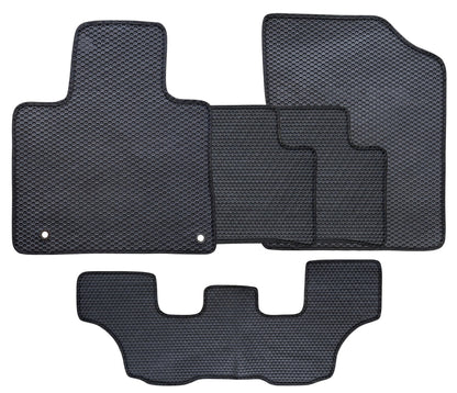 All Weather Honeycomb Floor Mats for 2021 to 2026 Kia Sorento 3-Row Set (Not for Hybrid Models)
