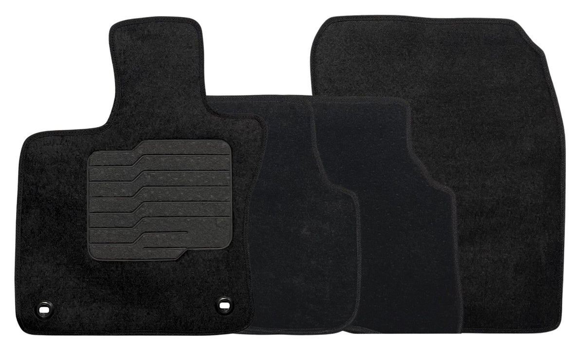 Carpet Floor Mats For 2023 to 2026 Toyota Prius, Front and Rear, Black