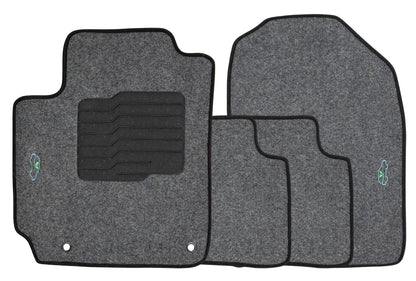 Carpet Floor Mats For 2018 to 2023 Hyundai Kona - Gray