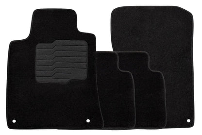 Carpet Floor Mats for 2019 to 2025 Nissan Altima, Front and Rear, Black