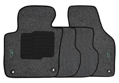 Carpet Floor mats for 2011 to 2018 Volkswagen Jetta - Gray