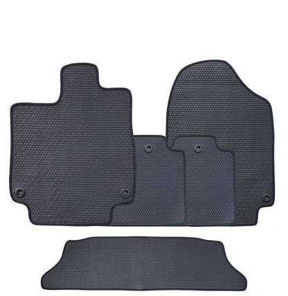 All Weather Honeycomb Floor Mats for 2018 to 2026 Honda Odyssey, Full Set