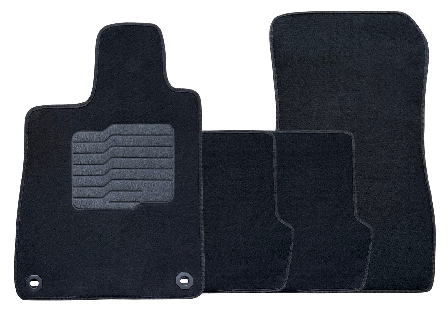 Carpet Floor Mats for 2021 to 2025 Acura TLX, Front and Rear, Black