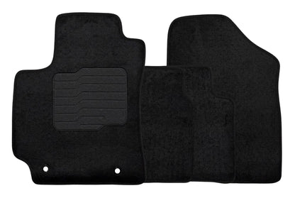 Carpet Floor Mats for 2024 to 2026 Hyundai Kona, Front and Rear, Black (Not for Electric Models)