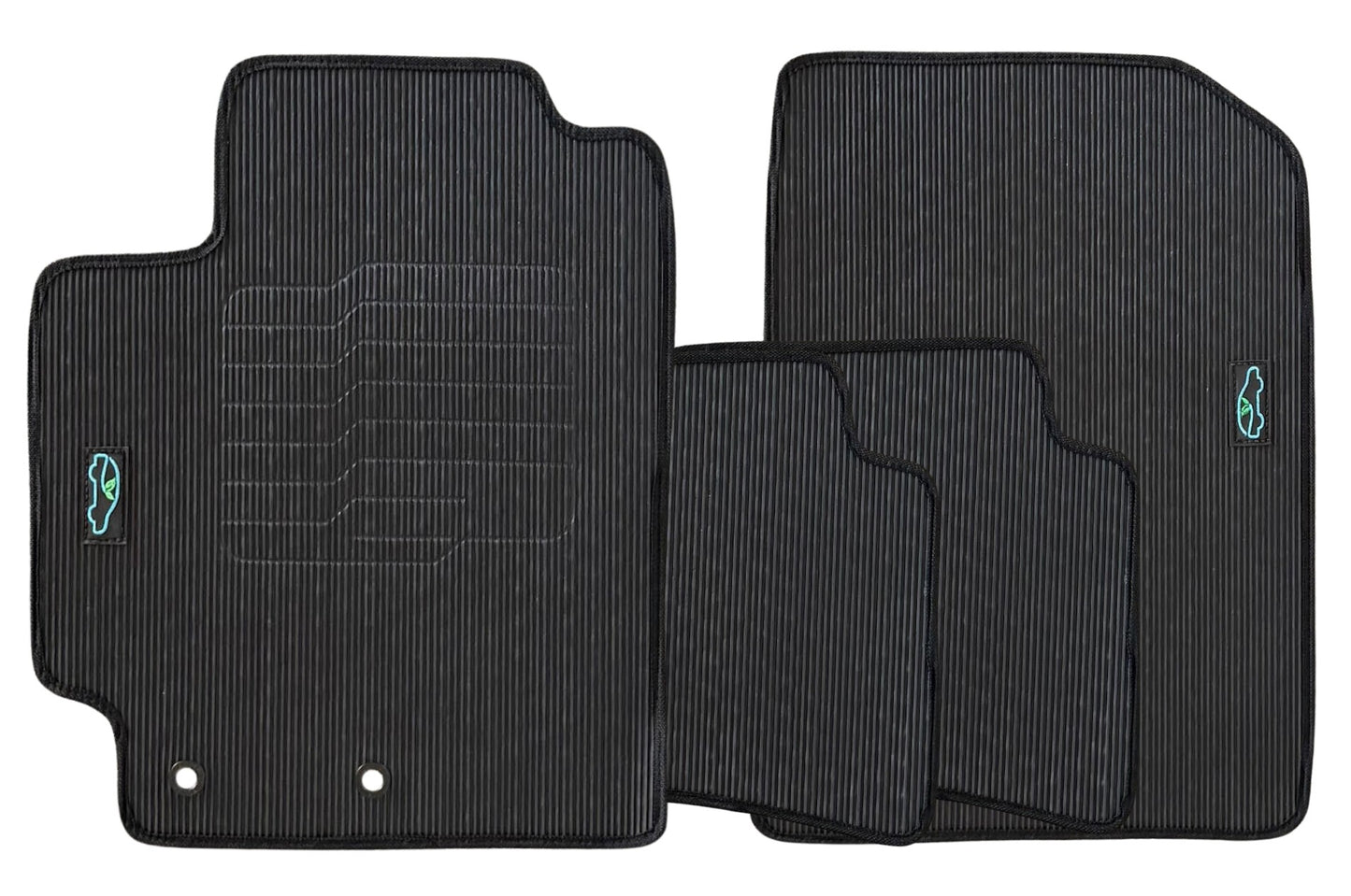 All Weather Floor Mats for 2018 to 2024 Kia Rio, Sedan and Hatch, Front and Rear