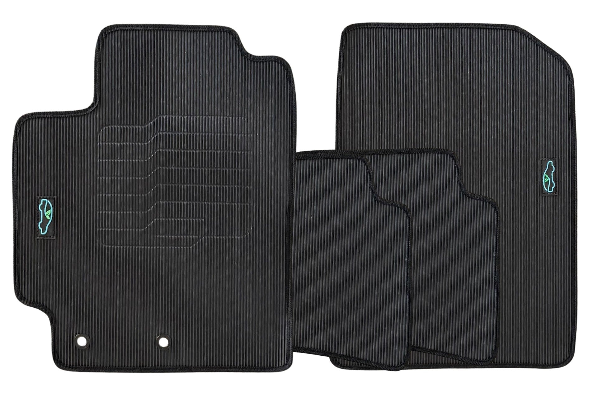 All Weather Floor Mats for 2018 to 2024 Kia Rio, Sedan and Hatch, Front and Rear