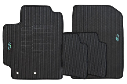 All Weather Floor Mats for 2018 to 2024 Kia Rio, Sedan and Hatch, Front and Rear