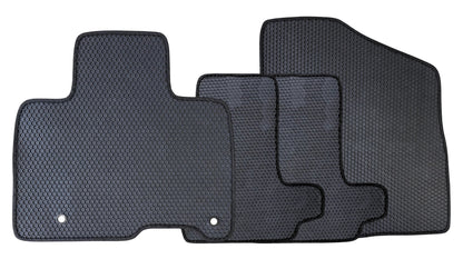 All Weather Honeycomb Floor Mats for 2022 to 2026 Kia Carnival 8 Passenger, Front and Rear