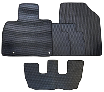 All Weather Honeycomb Floor Mats for 2020 to 2025 Kia Telluride Full Set