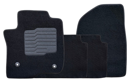 Carpet Floor Mats for 2021 to 2026 GMC Yukon, Chevrolet Tahoe, Suburban, Cadillac Escalade, Front and Rear, Black