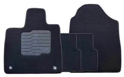 Carpet Floor Mats for 2026 Honda Passport, Front and Rear, Black