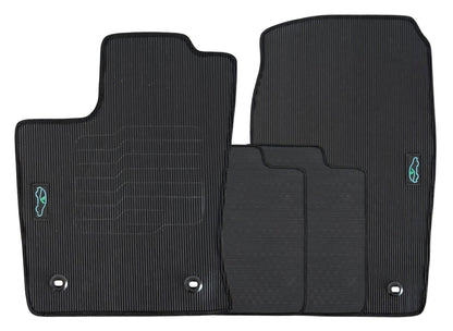 All Weather Floor Mats for 2022 to 2025 Toyota Tundra CrewMax Cab Models, Front and Rear