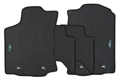 All Weather Floor Mats for 2016 to 2023 Toyota Tacoma Double Cab (Automatic Only)